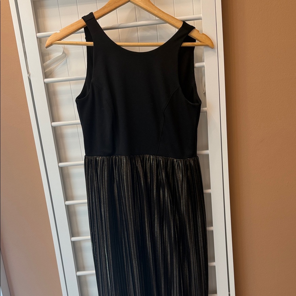 GAP Black and Gold Midi Dress